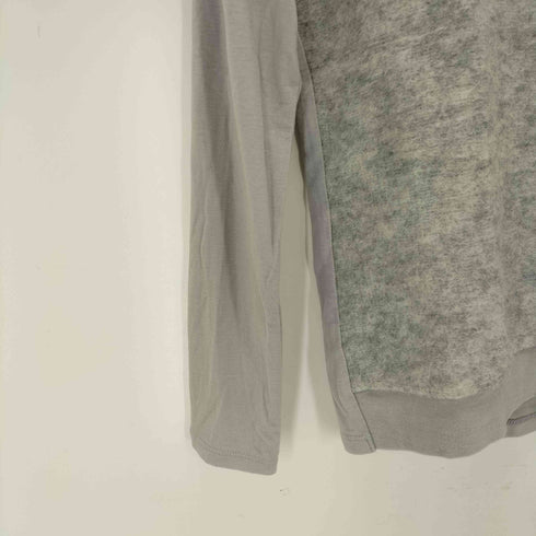 and per se ワッペンデザイン 異素材 ハイネック カットソー レディース JPN:M