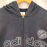 アディダス adidas 00s ロゴ ステッチプリント ジップアップパーカー メンズ import:M