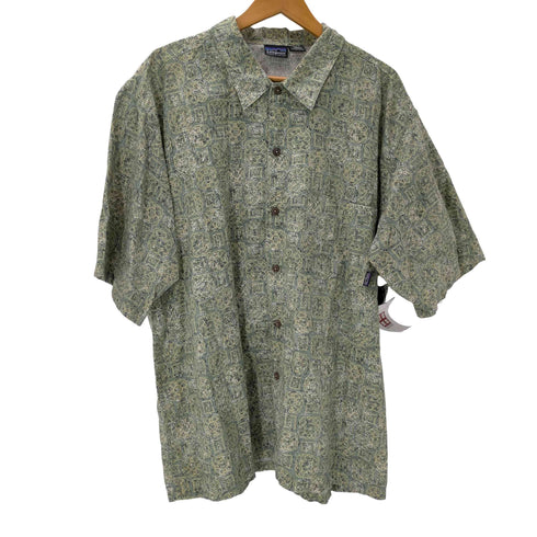 パタゴニア patagonia 00S 00SS A/C Shirt 総柄 S/S アロハ シャツ メンズ import:L
