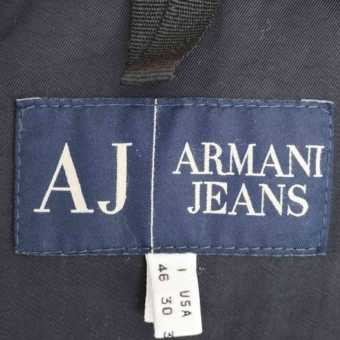 アルマーニジーンズ ARMANI JEANS 裏地キルティング フーデッド 中綿 ナイロンジャケット メンズ I:46 / USA:30