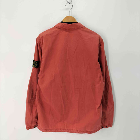 ストーンアイランド STONE ISLAND Brushed Cotton Canvas Zip Overshirt ガーメントダイ ジップ オーバーシャツ メンズ import:L