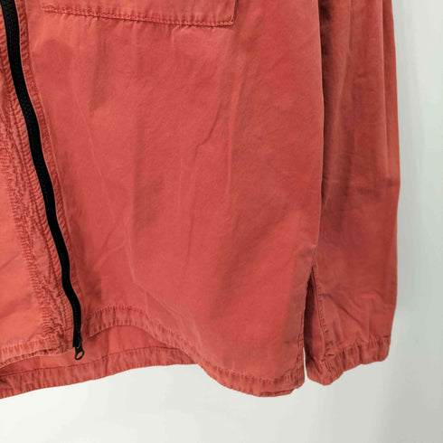 ストーンアイランド STONE ISLAND Brushed Cotton Canvas Zip Overshirt ガーメントダイ ジップ オーバーシャツ メンズ import:L