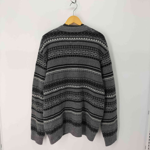 タカヒロミヤシタザソロイスト TAKAHIRO MIYASHITA The SoloIst. fair isle v-neck cardigan フェアアイル Vネック カーディガン メンズ JPN:48
