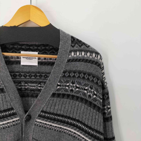タカヒロミヤシタザソロイスト TAKAHIRO MIYASHITA The SoloIst. fair isle v-neck cardigan フェアアイル Vネック カーディガン メンズ JPN:48