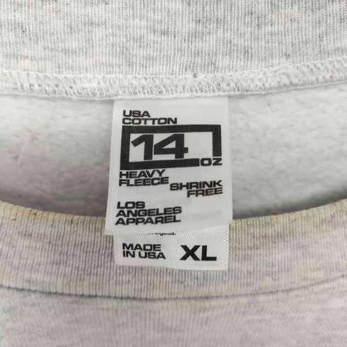 ロサンゼルスアパレル Los Angeles Apparel クルーネック スウェット メンズ XL