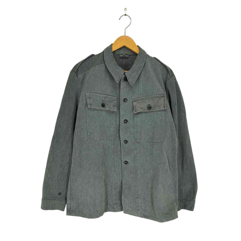 スイスミリタリー SWISS MILITARY スイス軍 グリーンデニム ジャケット メンズ EUR:52