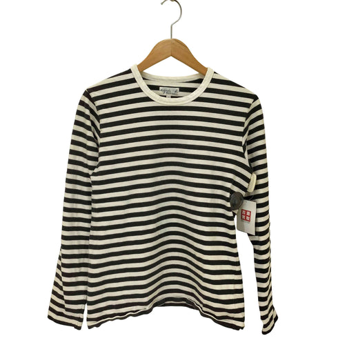 アニエスベーオム Agnes b.homme クルーネック ボーダー 長袖カットソー メンズ t1