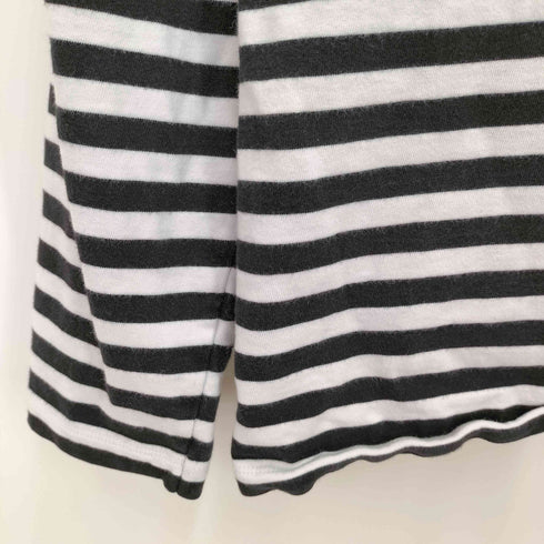 アニエスベーオム Agnes b.homme クルーネック ボーダー 長袖カットソー メンズ t1