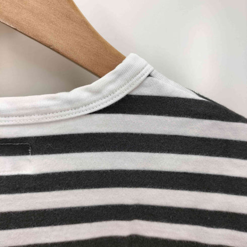 アニエスベーオム Agnes b.homme クルーネック ボーダー 長袖カットソー メンズ t1