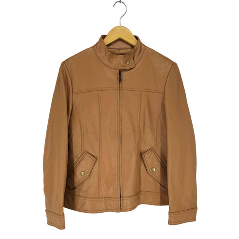 mujent lamb leather レザーシングルライダースジャケット レディース 3L