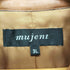 mujent lamb leather レザーシングルライダースジャケット レディース 3L