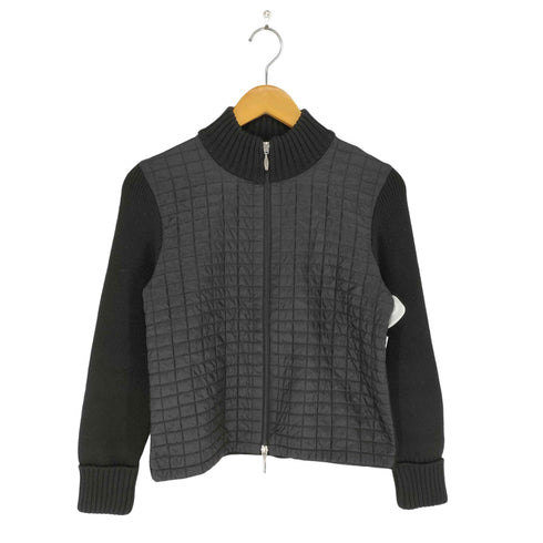 タルボット TALBOTS イタリア製 切替ドライバーズニット レディース P