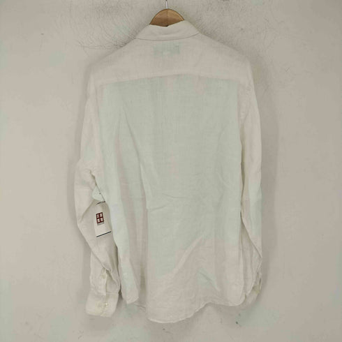 バナナリパブリック BANANA REPUBLIC リネン100 長袖シャツ メンズ import:M