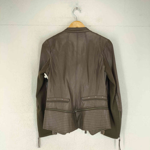 カーラ Cara Y2K 本革 レザー スタッズデザイン 異素材ジャケット レディース