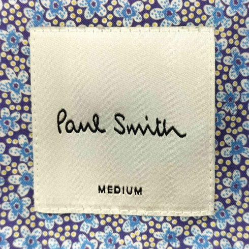 ポールスミス Paul Smith 花柄 長袖 コットンシャツ メンズ import:M