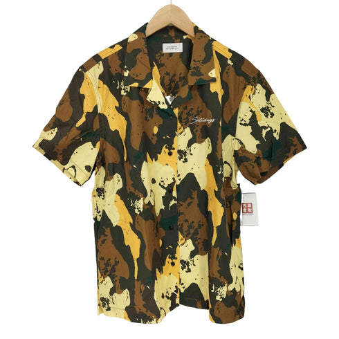 サタデーズニューヨークシティ Saturdays NYC Canty Earth Shirt カモ柄オープンカラーシャツ メンズ