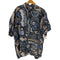 アンジェロリトリコ angelo litrico 総柄 S/S リネン シャツ メンズ import:XXL