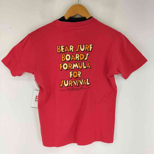 ベアーサーフボード バックロゴ プリント Tシャツ レディース JPN:S