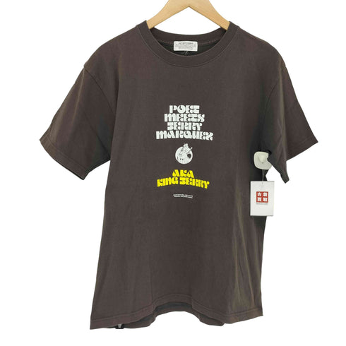 ポエトミーツダブワイズ POET MEETS DUBWISE King Jerry T-shirt クルーネック プリント 半袖 Tシャツ メンズ JPN:L