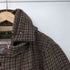ハリスツイード Harris Tweed 千鳥格子 ツイード フーデッド ダウンジャケット メンズ 40