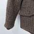 ハリスツイード Harris Tweed 千鳥格子 ツイード フーデッド ダウンジャケット メンズ 40