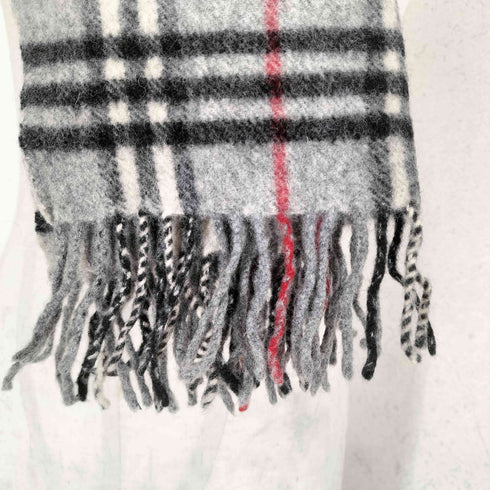 バーバリーロンドン BURBERRY LONDON 英国製 LAMBSWOOL 100% ノバチェックマフラー レディース