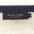 バーバリーブラックレーベル BURBERRY BLACK LABEL ウール カシミヤ混 ロゴ刺繍 Vネック カーディガン メンズ JPN:2