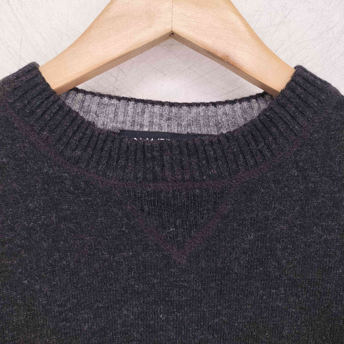 ノーティカ NAUTICA ロゴ刺繍 カシミヤ混 Vガゼット ニット メンズ import:M