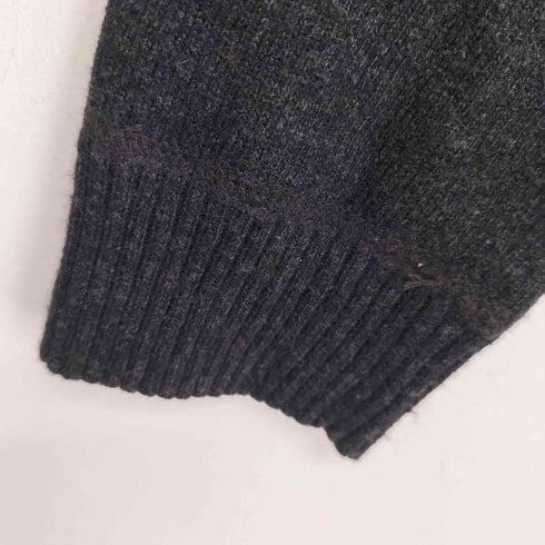ノーティカ NAUTICA ロゴ刺繍 カシミヤ混 Vガゼット ニット メンズ import:M