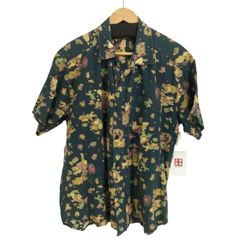 テラ TELA 総柄 S/S オープンカラーシャツ レディース