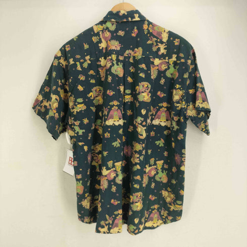 テラ TELA 総柄 S/S オープンカラーシャツ レディース
