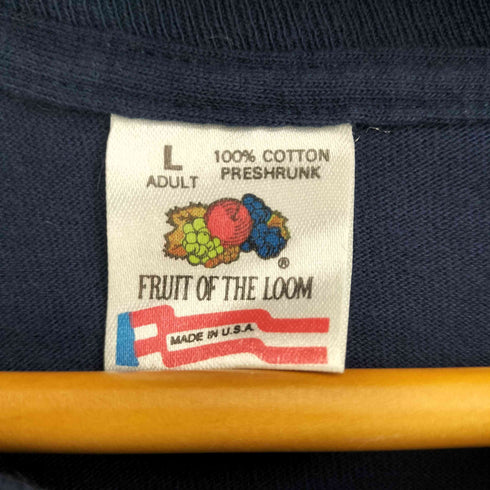 フルーツオブザルーム FRUIT OF THE LOOM 90S フロント刺繍 S/S Tシャツ メンズ import:L