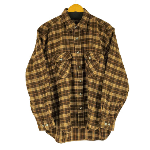 カンサイジーンズ KANSAI JEANS フラップポケット ウール チェック シャツ メンズ JPN:L