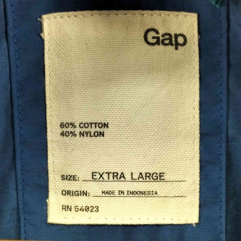 ギャップ Gap 比翼 ナイロンジャケット メンズ JPN:XL