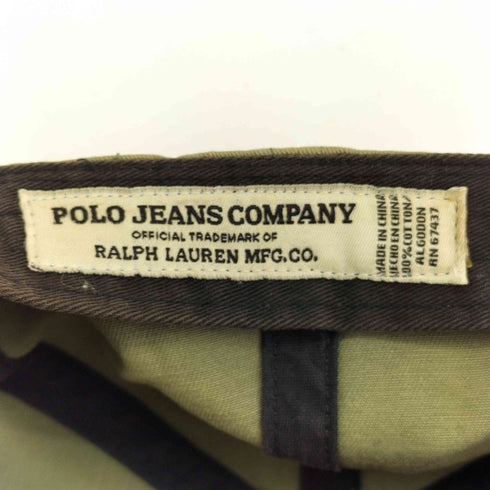 ポロジーンズカンパニーラルフローレン POLO JEANS COMPANY RALPH LAUREN ロゴ刺繍 6パネルキャップ メンズ