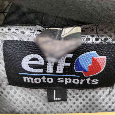 ELF MOTO SPORTS 総柄 ジップアップジャケット street メンズ JPN:L