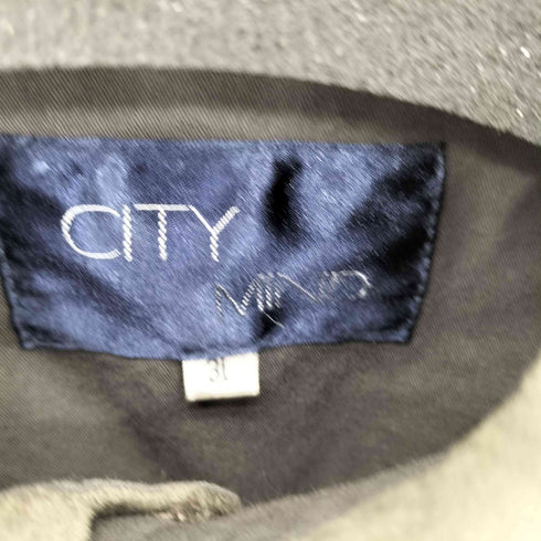 CITY MIND フェイクスエード ジップポケットデザインシャツ アメカジ メンズ 3L