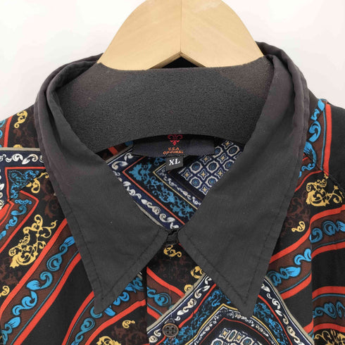 MEZTIZOS USA製 総柄 L/S シャツ アメカジ メンズ JPN:XL