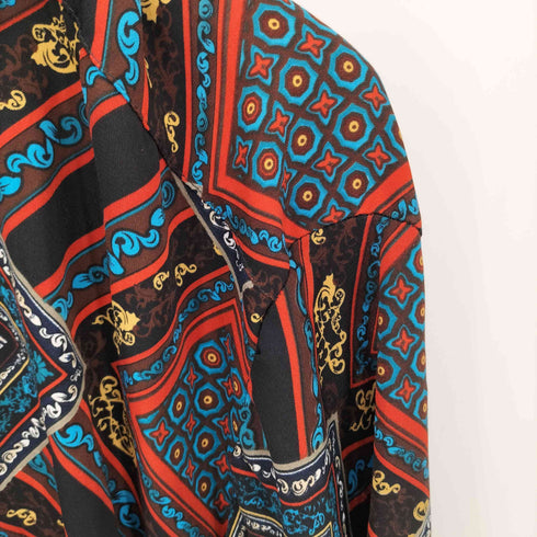 MEZTIZOS USA製 総柄 L/S シャツ アメカジ メンズ JPN:XL
