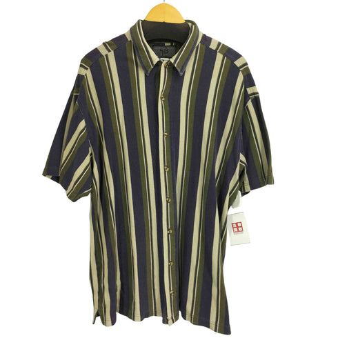 ストライプ S/S シャツ メンズ import:M