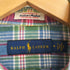 ラルフローレン RALPH LAUREN マドラスチェック L/S BD シャツ メンズ import:M