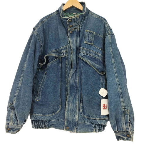 Expeditions 90s 中綿 ジップアップ デニムジャケット メンズ import:XL