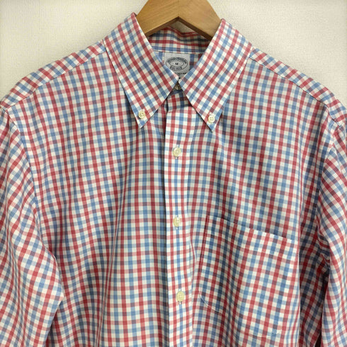 ブルックスブラザーズ BROOKS BROTHERS チェック L/S BD シャツ メンズ import:M