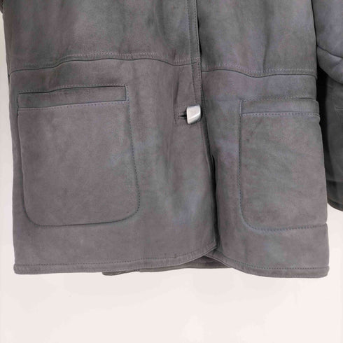 INDIOS イタリア製 Shearling 羊毛 リアルムートンコート メンズ DE:48