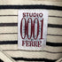 ストゥーディオフェレ studio 0001 by ferre 90S ストライプ L/S シャツ メンズ 41/16