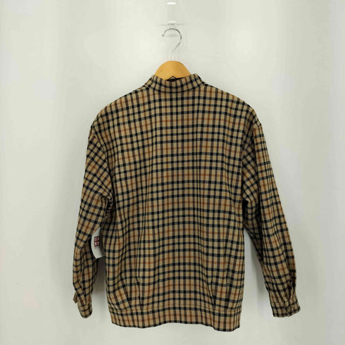 ダックス DAKS チェック スタンドカラージャケット レディース M