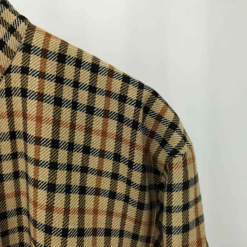 ダックス DAKS チェック スタンドカラージャケット レディース M