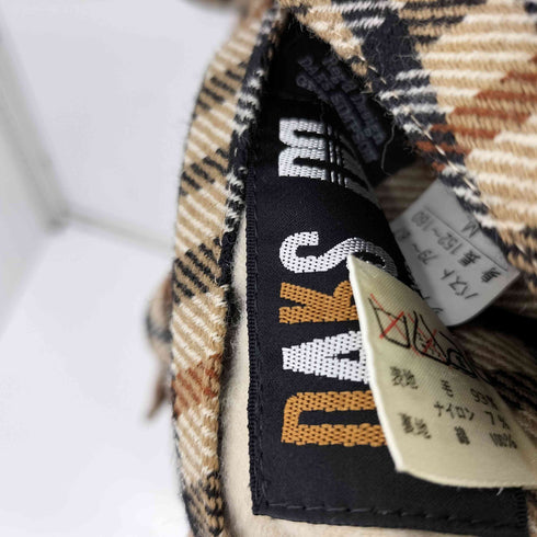 ダックス DAKS チェック スタンドカラージャケット レディース M