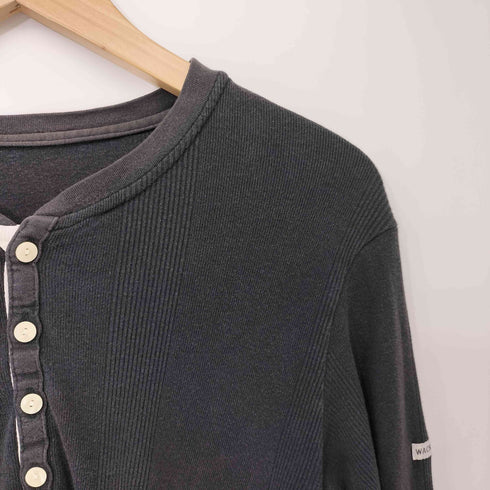 ワコマリア WACKO MARIA Henley neck Thermal ヘンリーネック L/S サーマル メンズ JPN:M