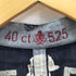 フォーティーカラッツアンドタケオキクチ 40ct & 525 BY TAKEO KIKUCHI ロゴ ジャガード バンドカラーシャツ メンズ JPN:2